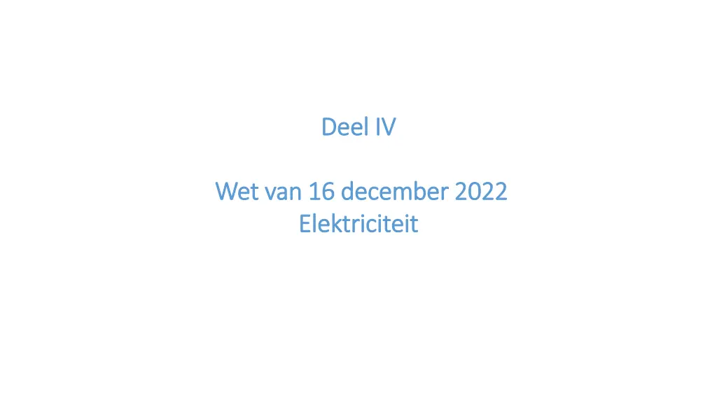 deel deel iv iv