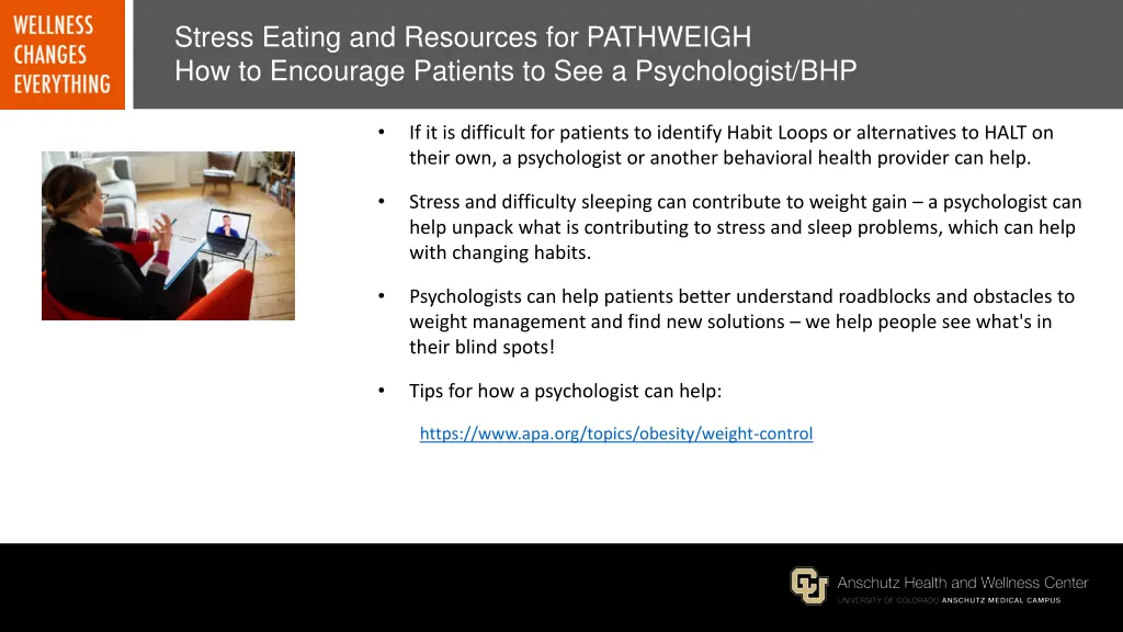 stress eating and resources for pathweigh 2