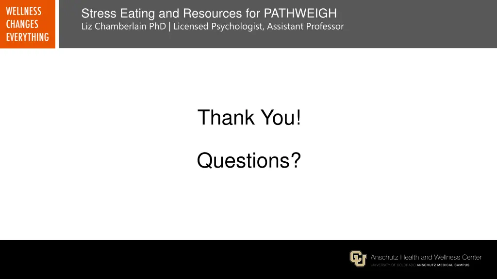 stress eating and resources for pathweigh 5