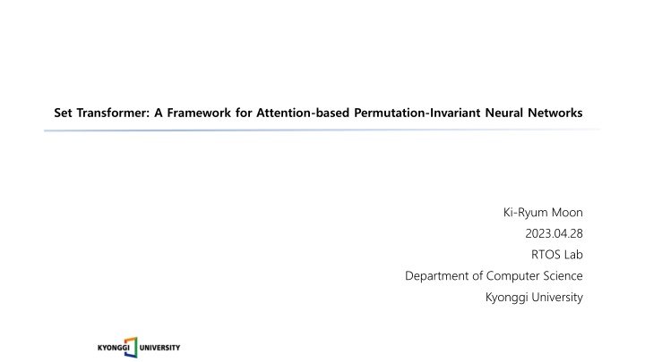 set transformer a framework for attention based