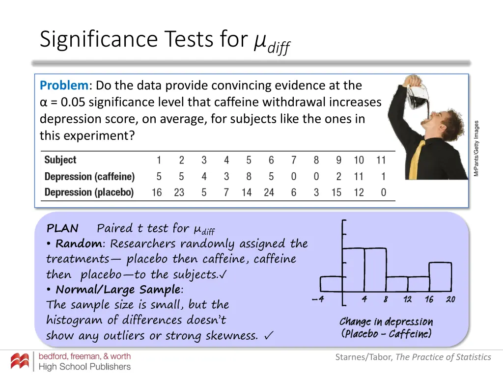 significance tests for diff 7