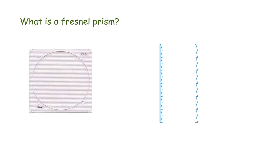 what is a fresnel prism