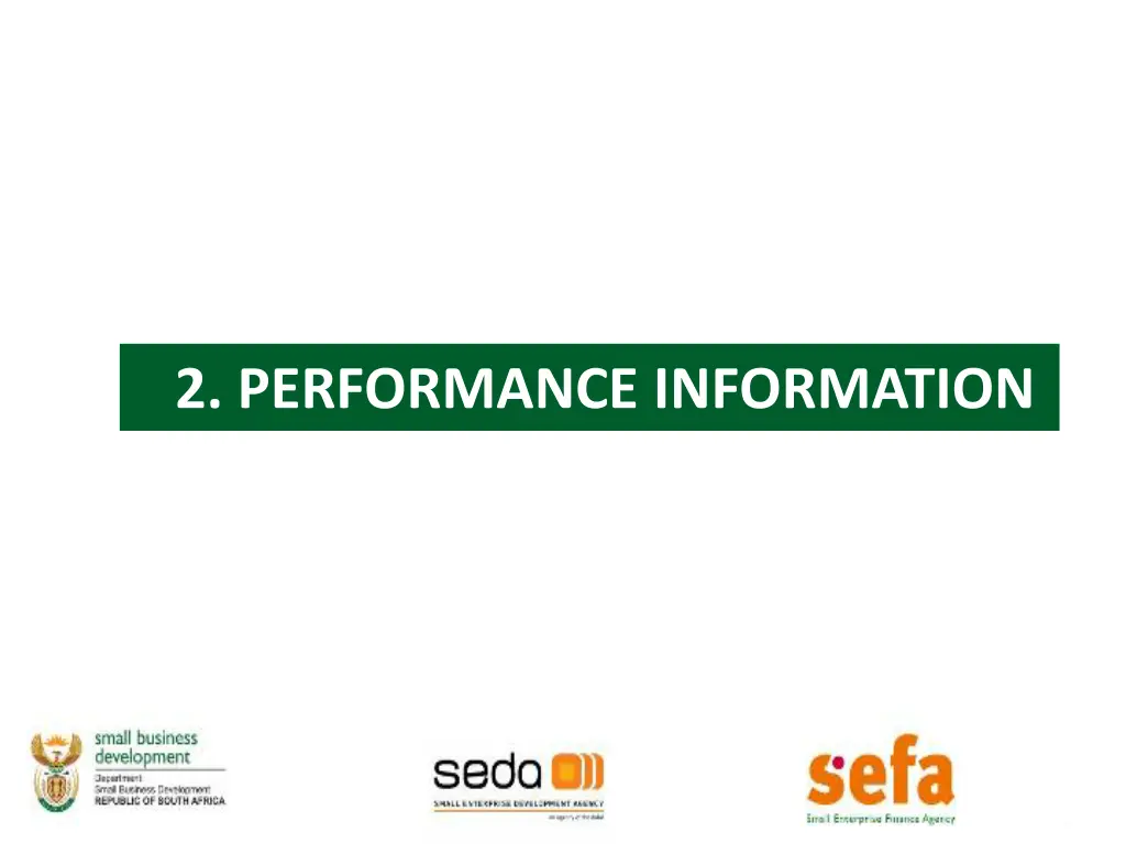 2 performance information