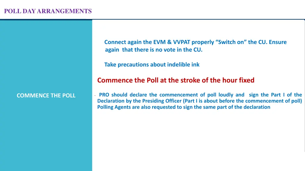 poll day arrangements 16