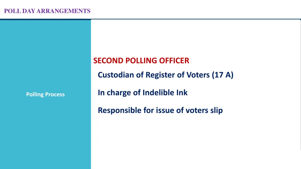 poll day arrangements 24