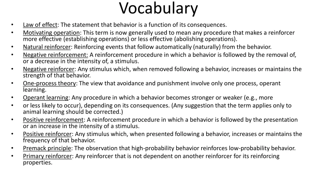 vocabulary 1