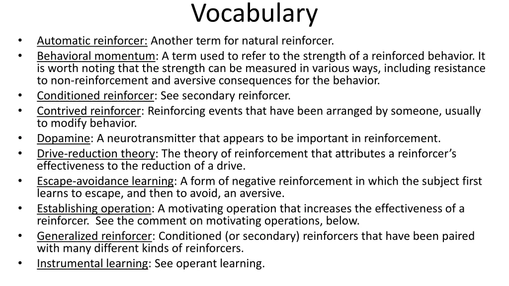 vocabulary