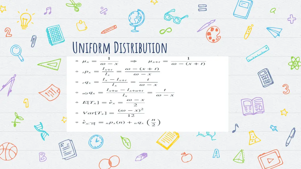 uniform distribution