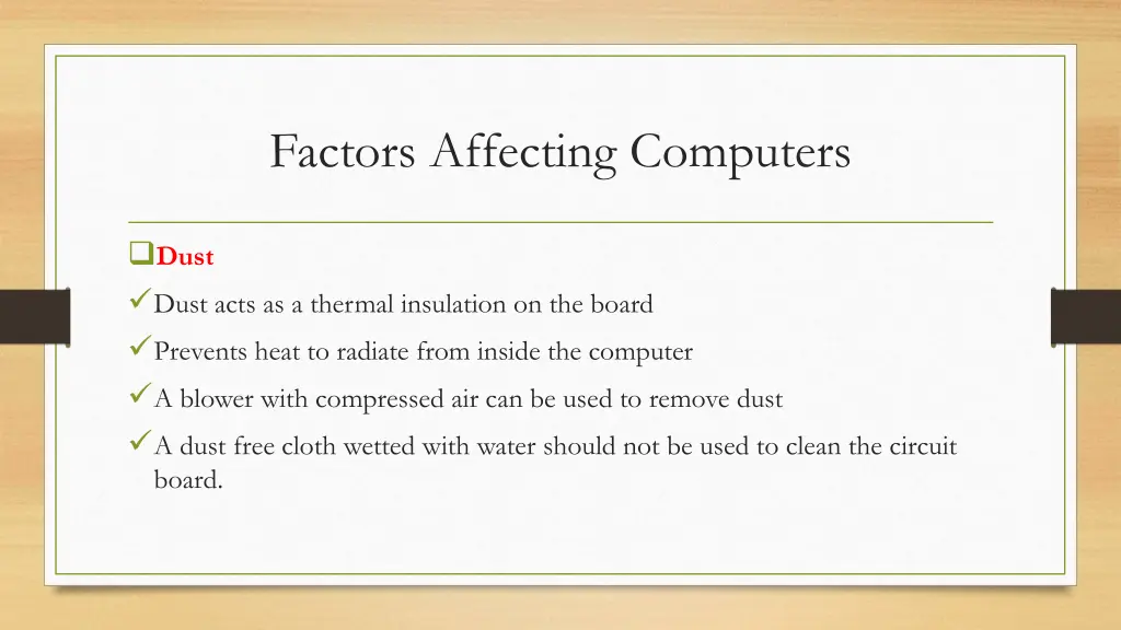factors affecting computers 2