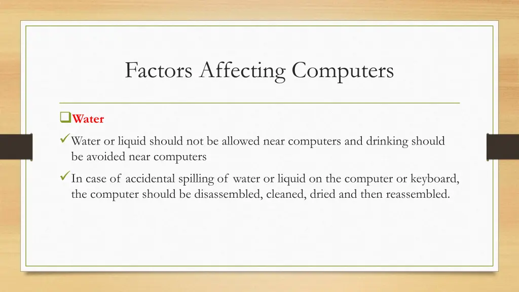 factors affecting computers 4