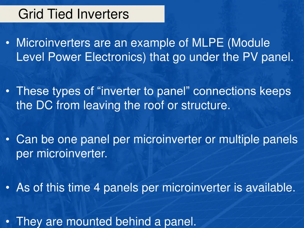 grid tied inverters 17