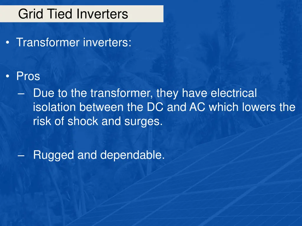 grid tied inverters 24