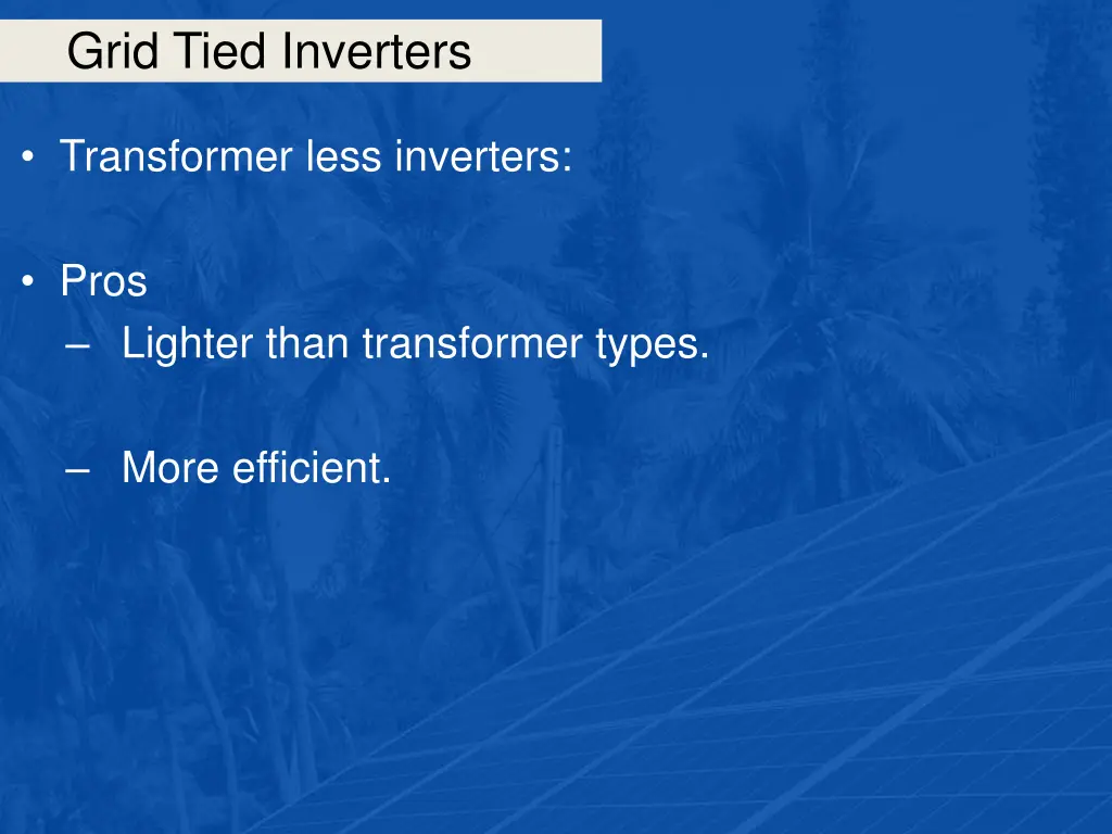 grid tied inverters 26