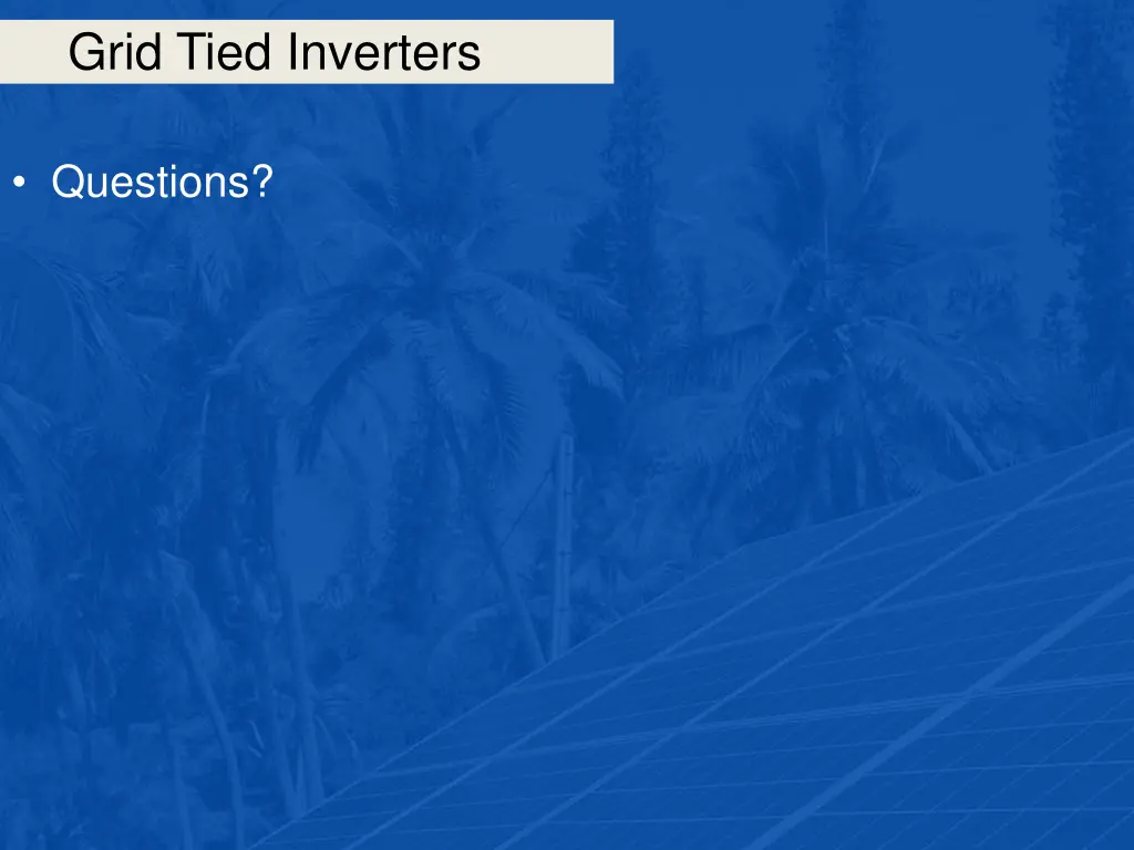 grid tied inverters 31