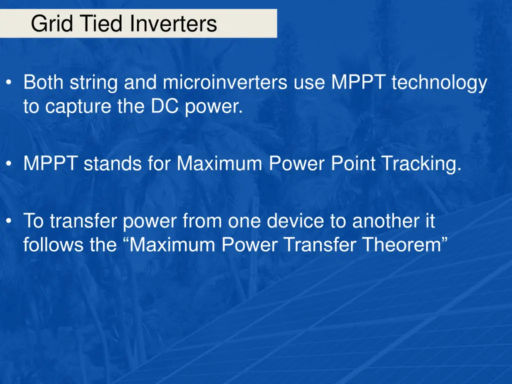 grid tied inverters 38