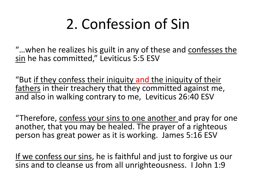 2 confession of sin