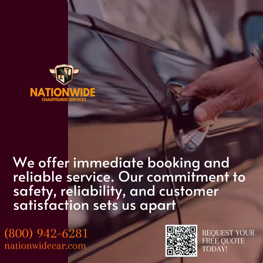 we offer immediate booking and reliable service