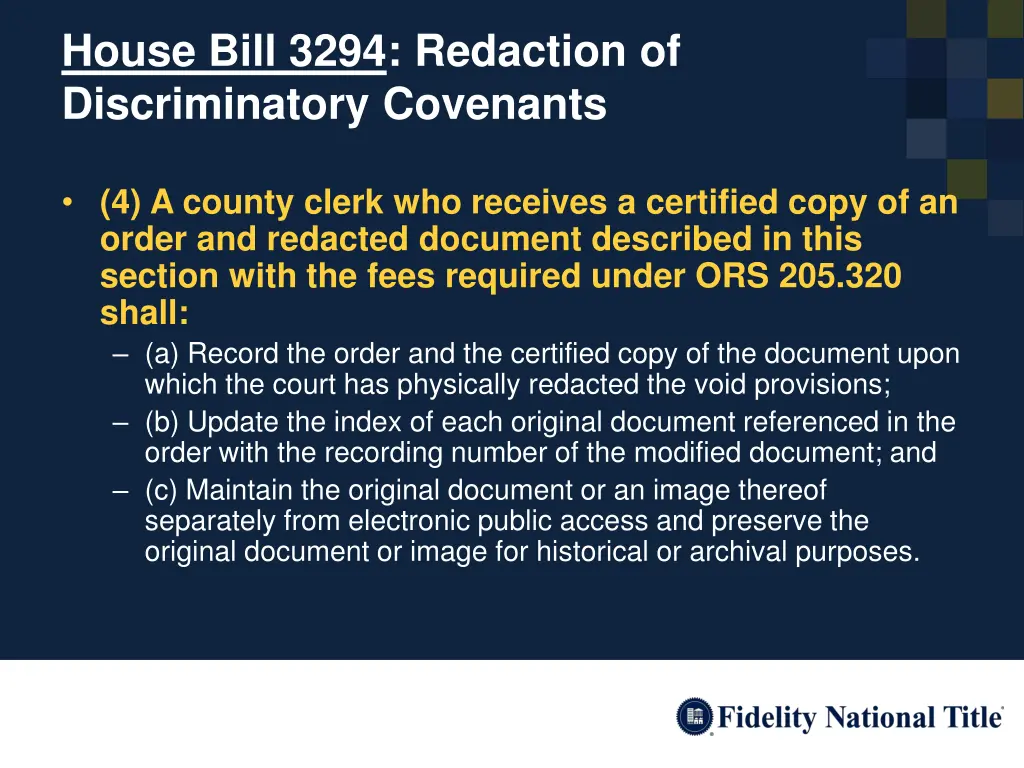 house bill 3294 redaction of discriminatory 6