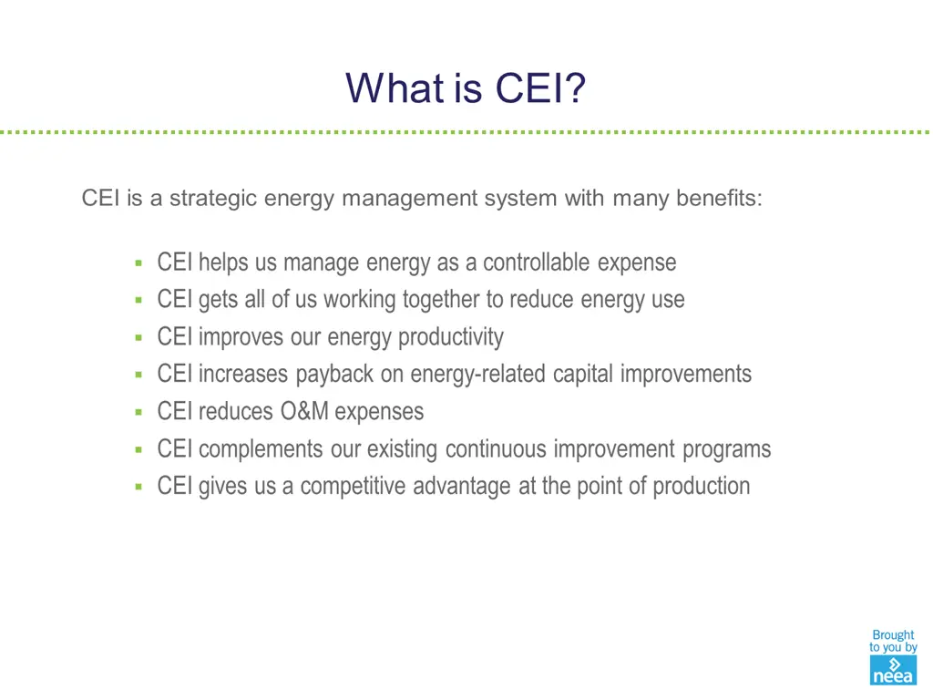 what is cei