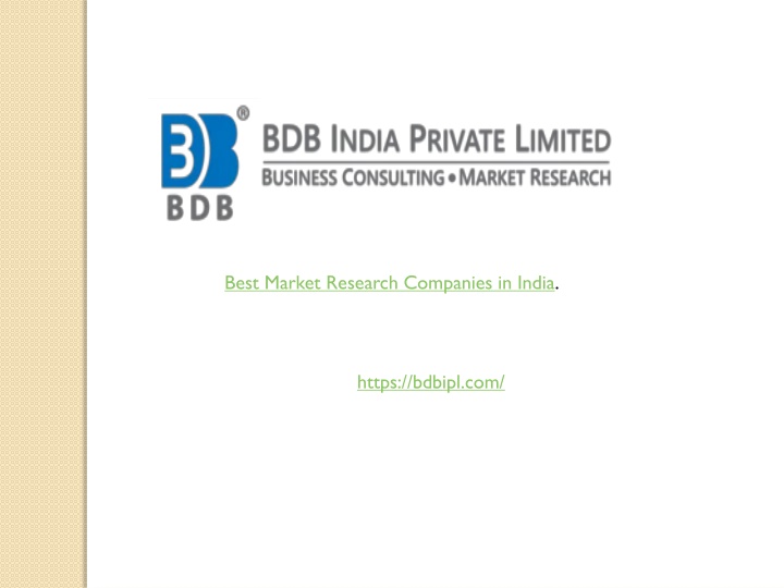 best market research companies in india