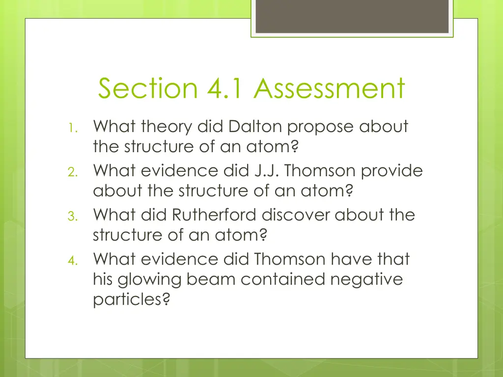 section 4 1 assessment