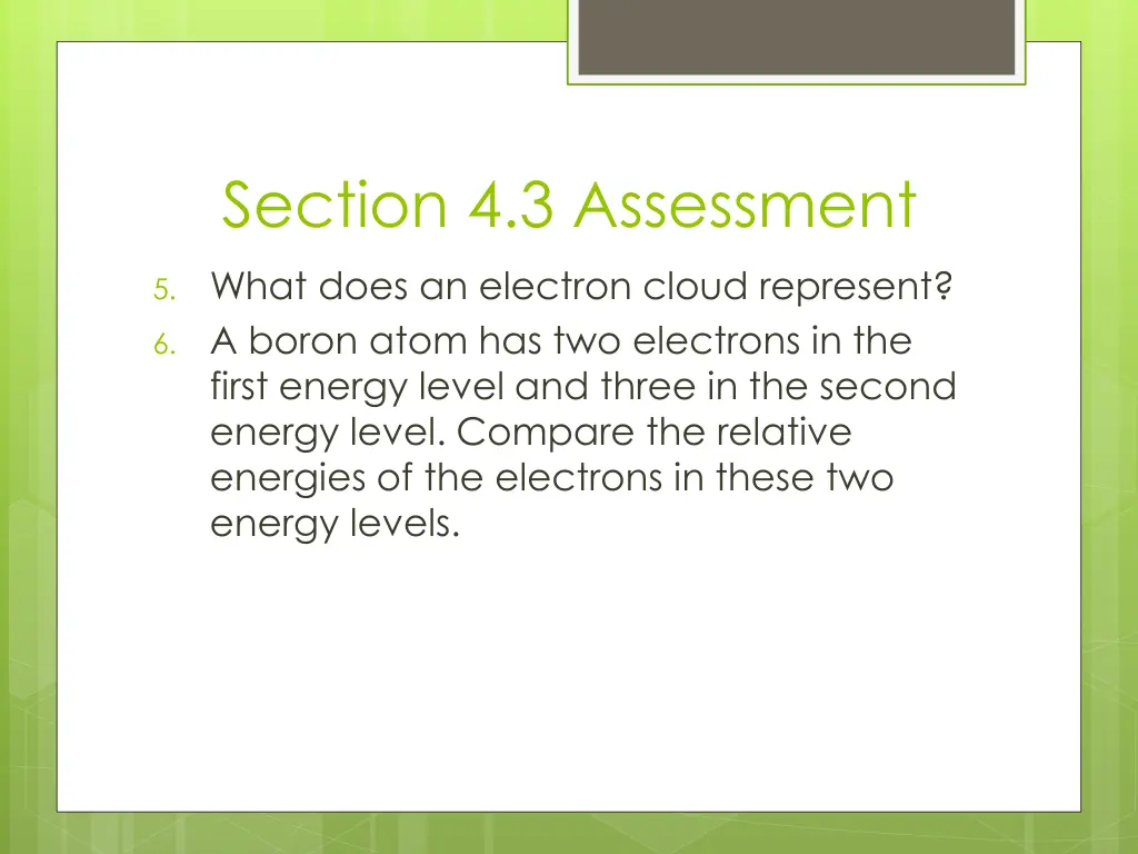 section 4 3 assessment