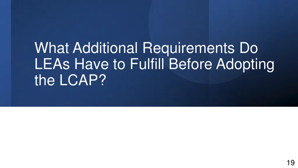 what additional requirements do leas have