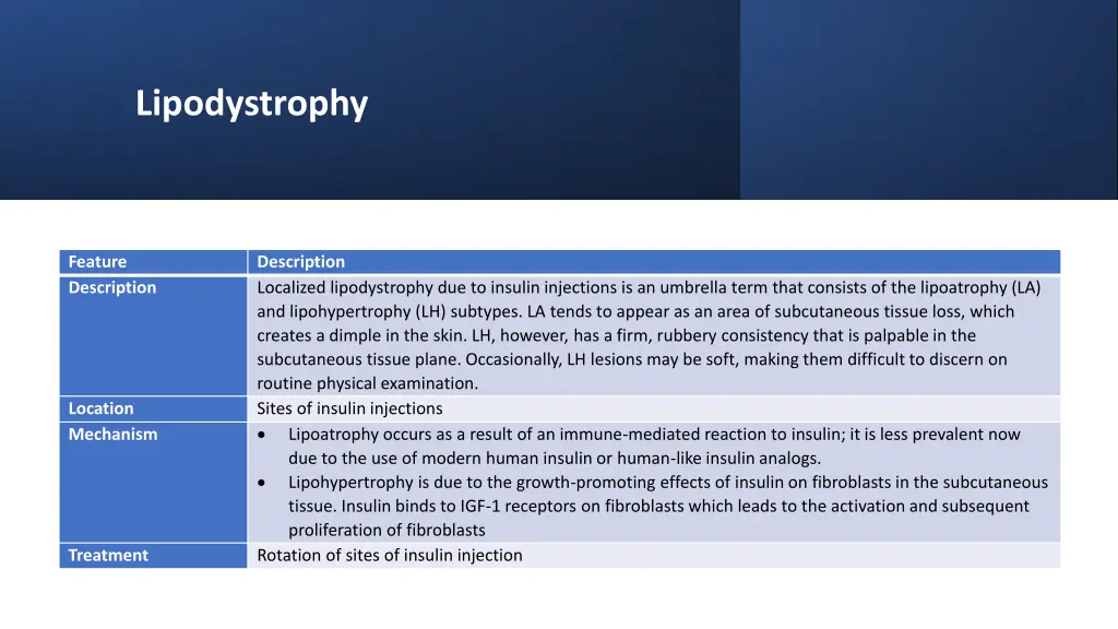 lipodystrophy