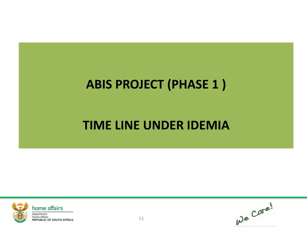 abis project phase 1