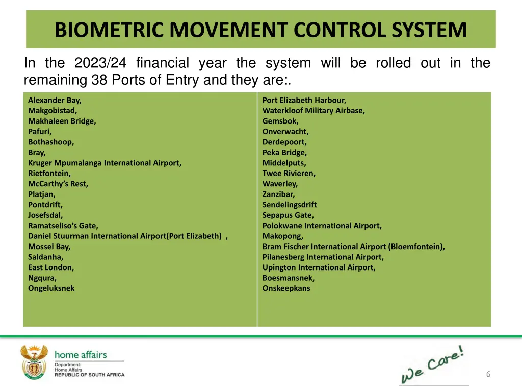 biometric movement control system 2