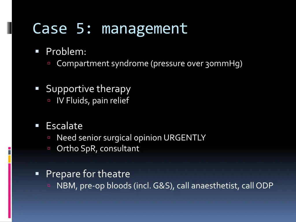 case 5 management