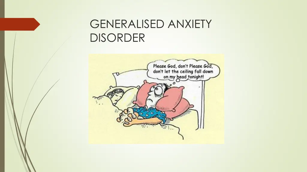 generalised anxiety disorder