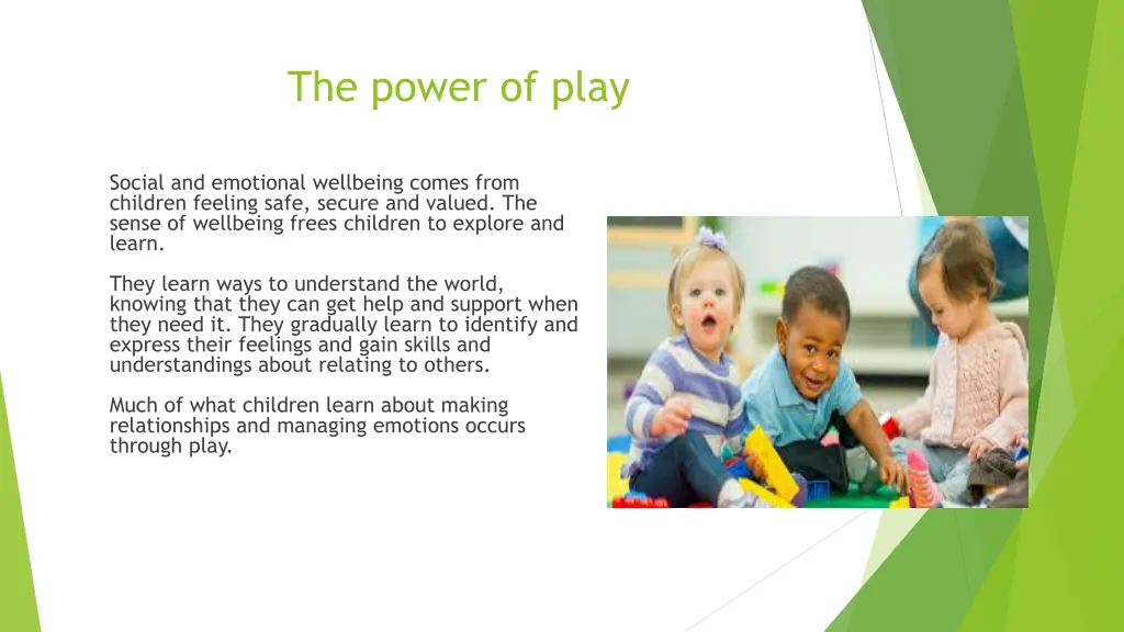 the power of play