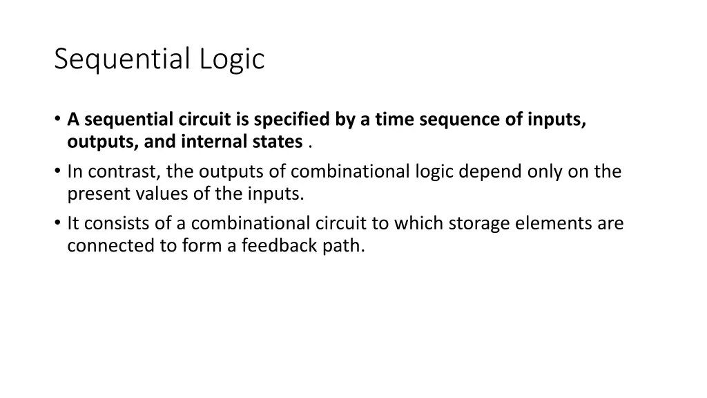 sequential logic 1