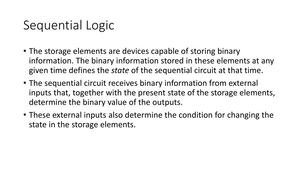 sequential logic 2