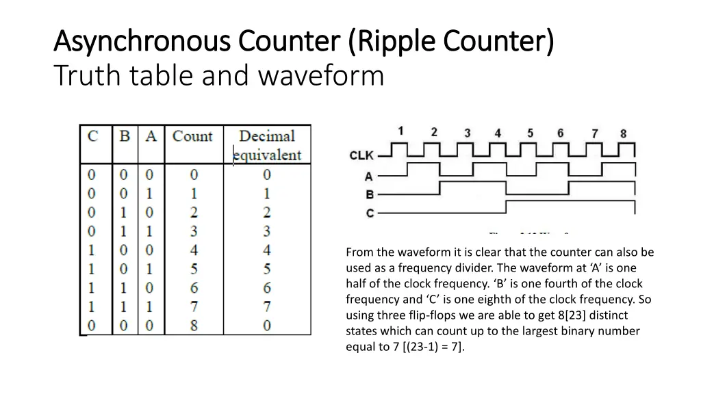 asynchronous counter ripple counter asynchronous 3
