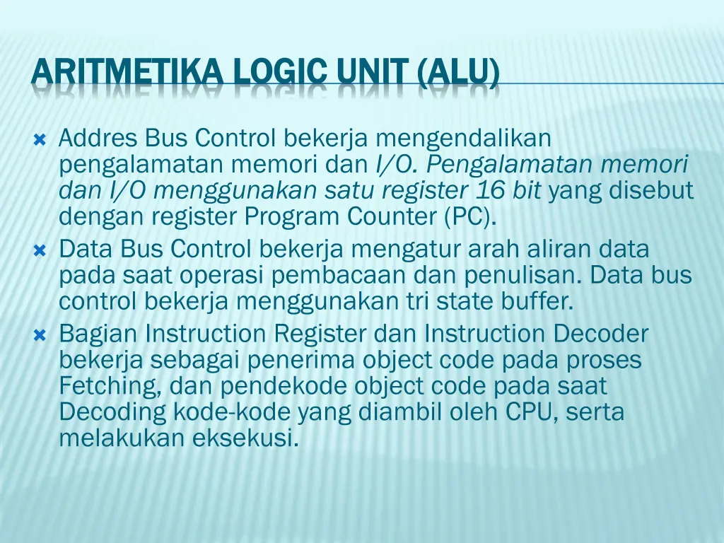 aritmetika logic unit alu aritmetika logic unit 3