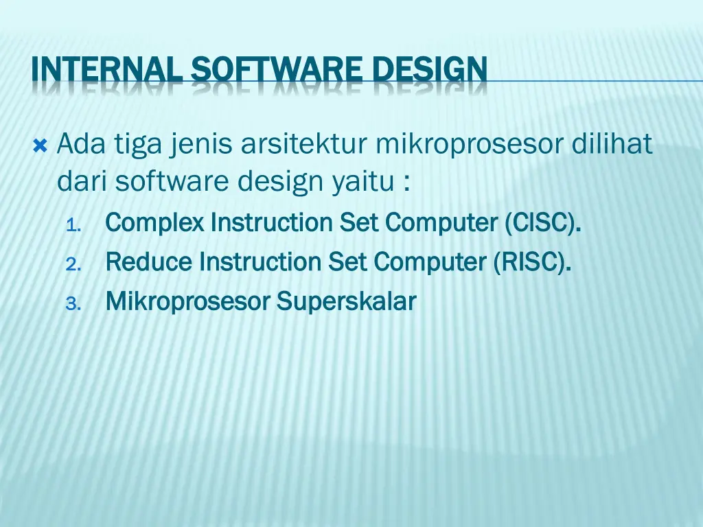 internal software design internal software design