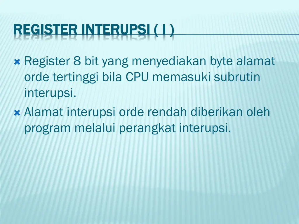 register interupsi i register interupsi i