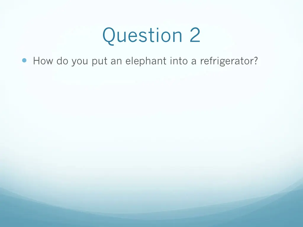 question 2