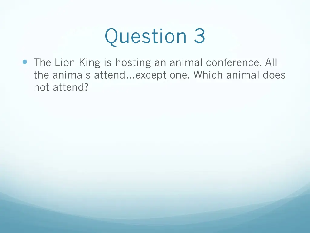 question 3