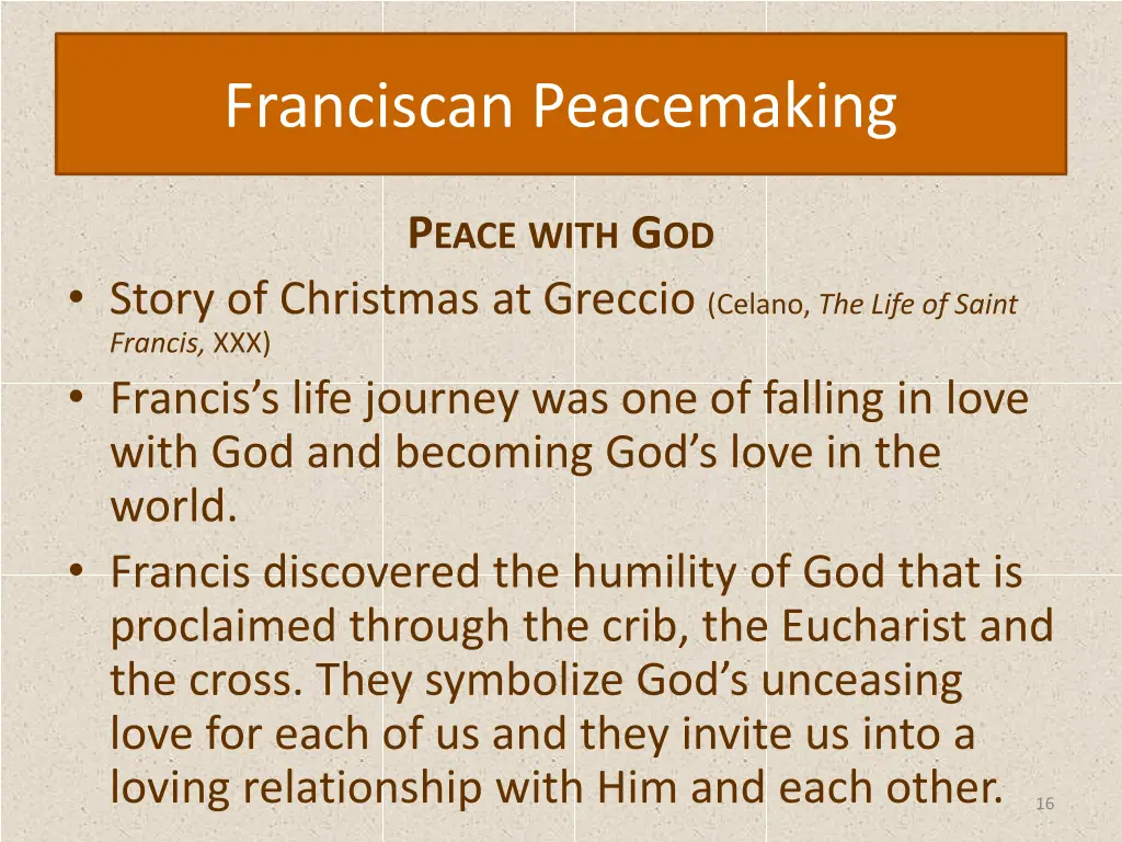 franciscan peacemaking 15