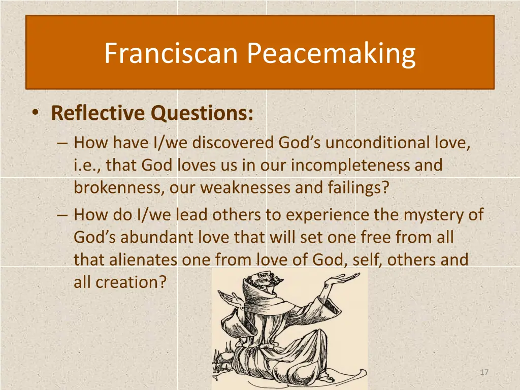 franciscan peacemaking 16