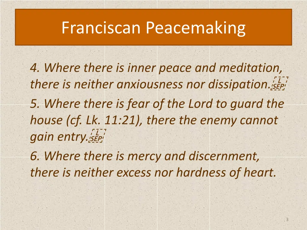 franciscan peacemaking 2