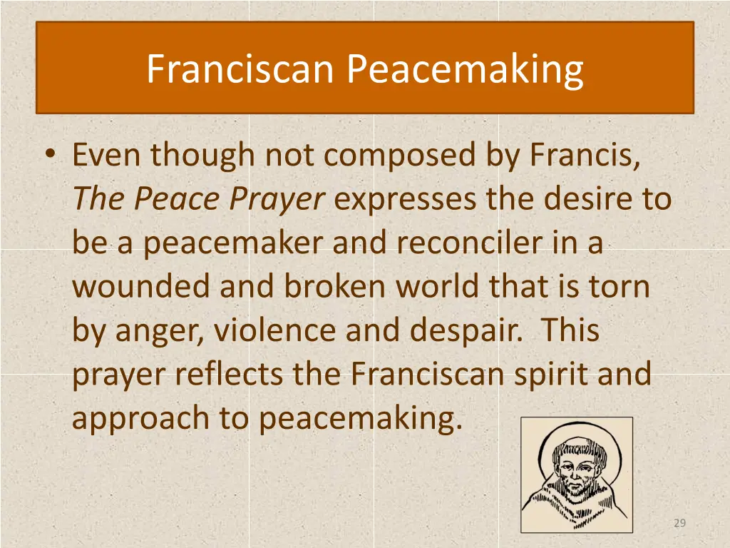 franciscan peacemaking 27