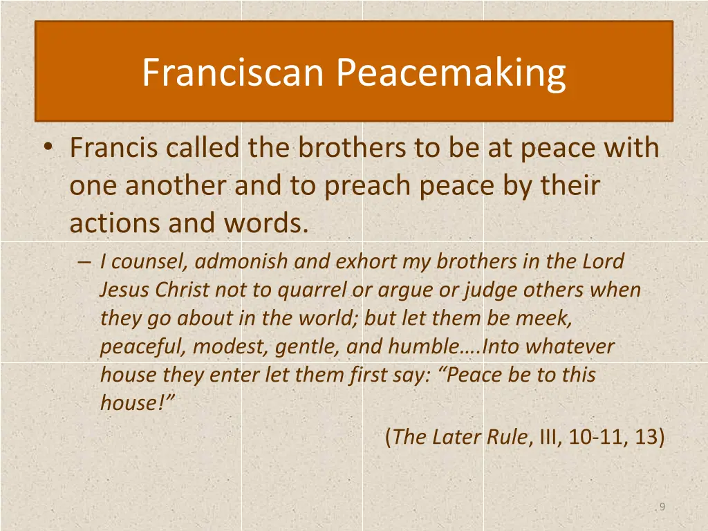 franciscan peacemaking 8