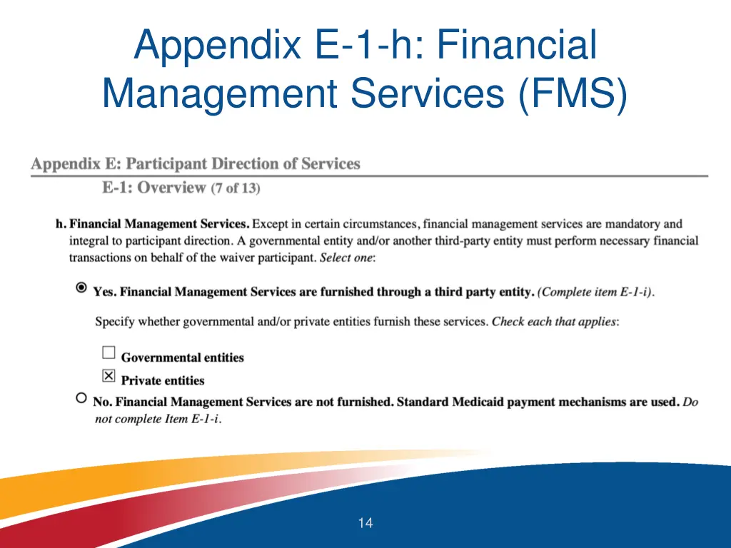 appendix e 1 h financial management services fms