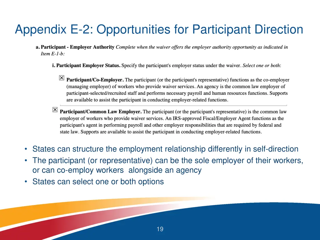 appendix e 2 opportunities for participant