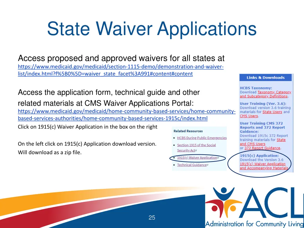 state waiver applications