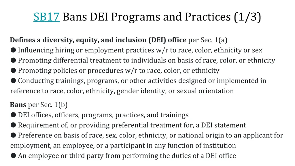 sb17 bans dei programs and practices 1 3